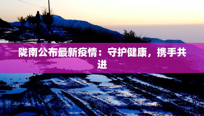 陇南公布最新疫情：守护健康，携手共进