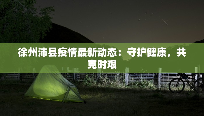 徐州沛县疫情最新动态：守护健康，共克时艰