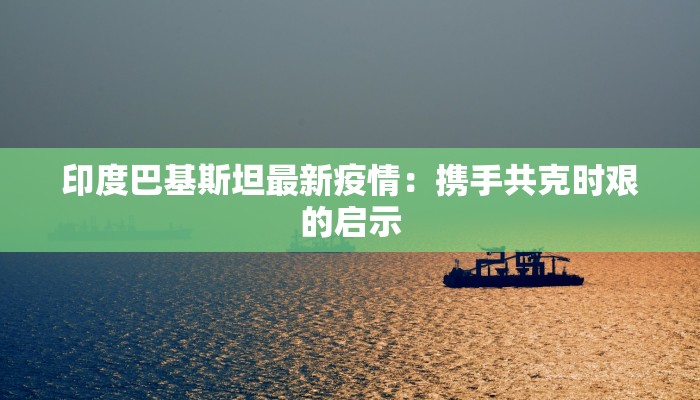 印度巴基斯坦最新疫情：携手共克时艰的启示