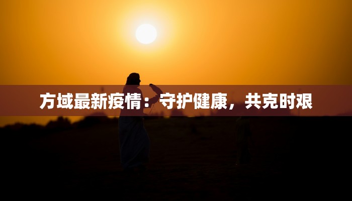 方域最新疫情：守护健康，共克时艰