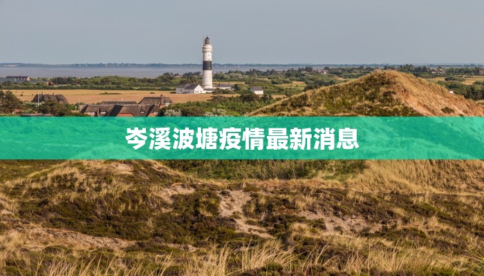 岑溪波塘疫情最新消息