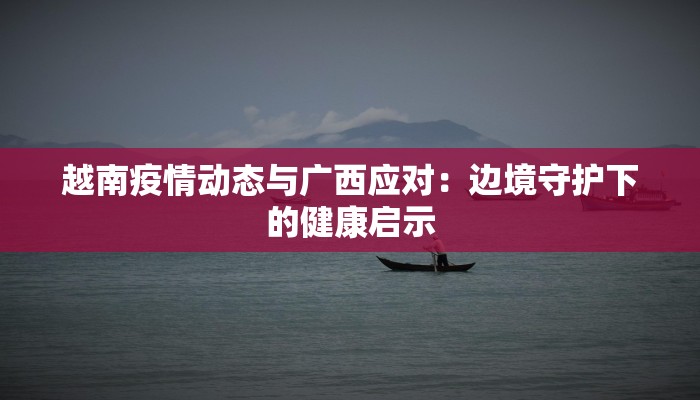 越南疫情动态与广西应对：边境守护下的健康启示