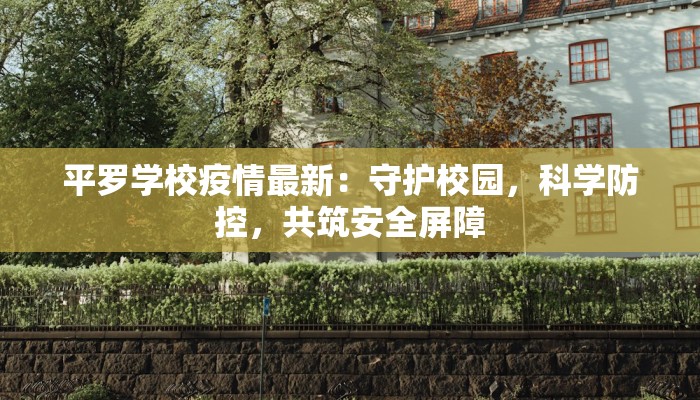 平罗学校疫情最新：守护校园，科学防控，共筑安全屏障