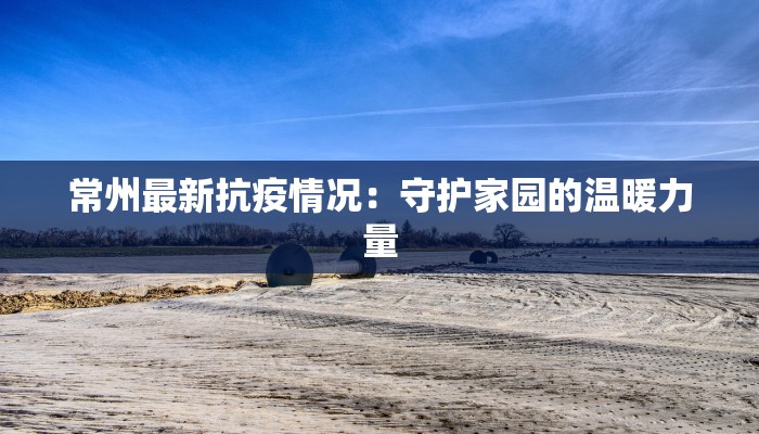 常州最新抗疫情况：守护家园的温暖力量