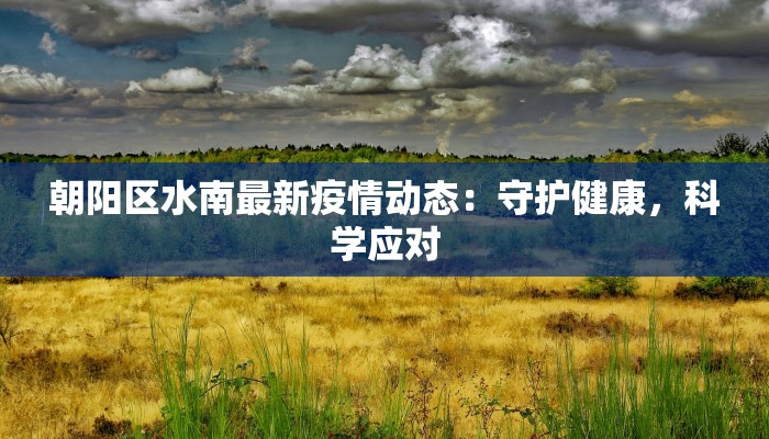 朝阳区水南最新疫情动态：守护健康，科学应对