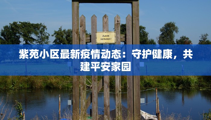 紫苑小区最新疫情动态：守护健康，共建平安家园