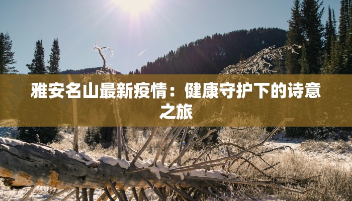 雅安名山最新疫情：健康守护下的诗意之旅