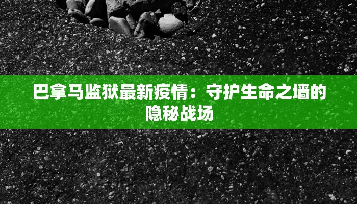 巴拿马监狱最新疫情：守护生命之墙的隐秘战场