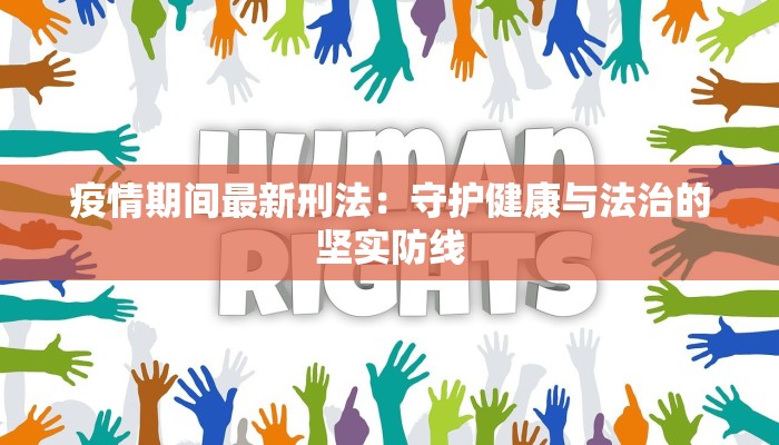 疫情期间最新刑法：守护健康与法治的坚实防线