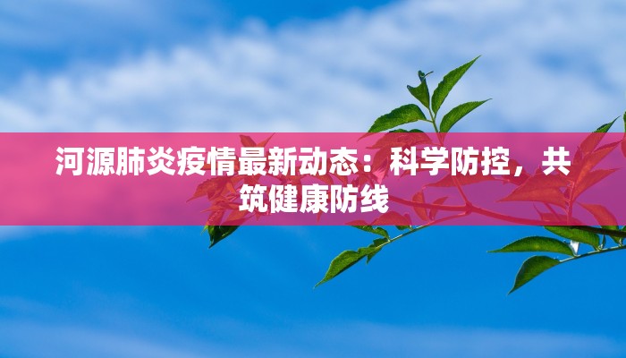 河源肺炎疫情最新动态：科学防控，共筑健康防线