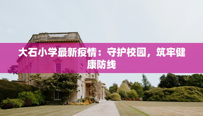 大石小学最新疫情：守护校园，筑牢健康防线