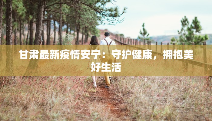 甘肃最新疫情安宁：守护健康，拥抱美好生活
