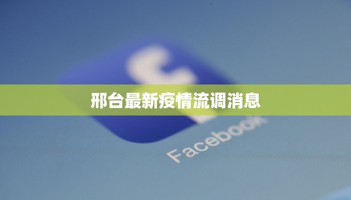 邢台最新疫情流调消息