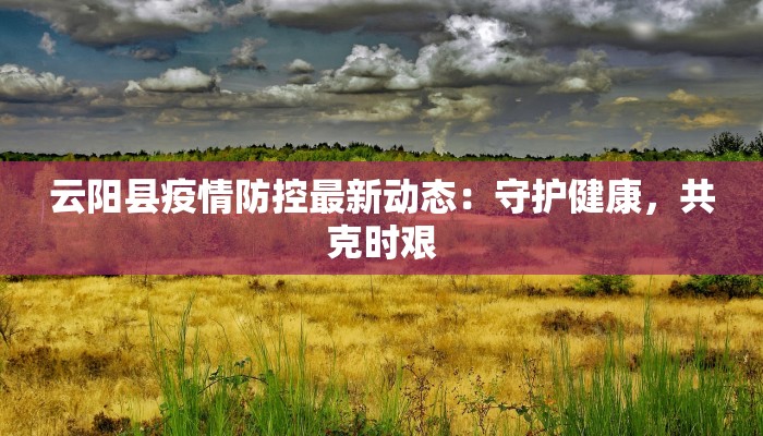 云阳县疫情防控最新动态：守护健康，共克时艰