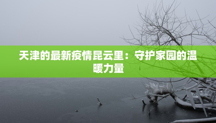 天津的最新疫情昆云里：守护家园的温暖力量