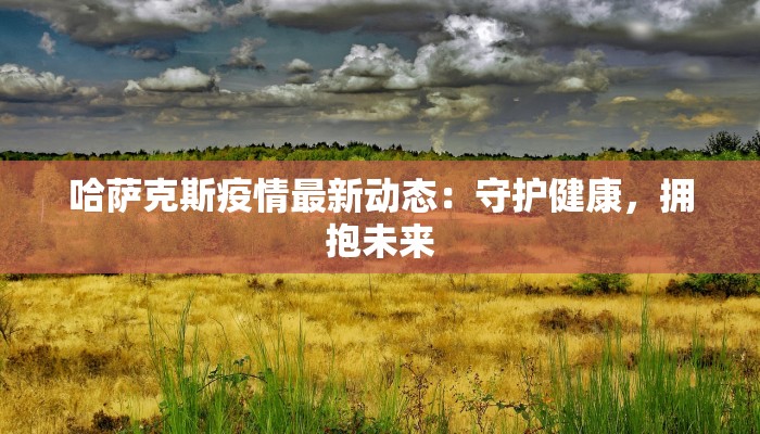 哈萨克斯疫情最新动态：守护健康，拥抱未来
