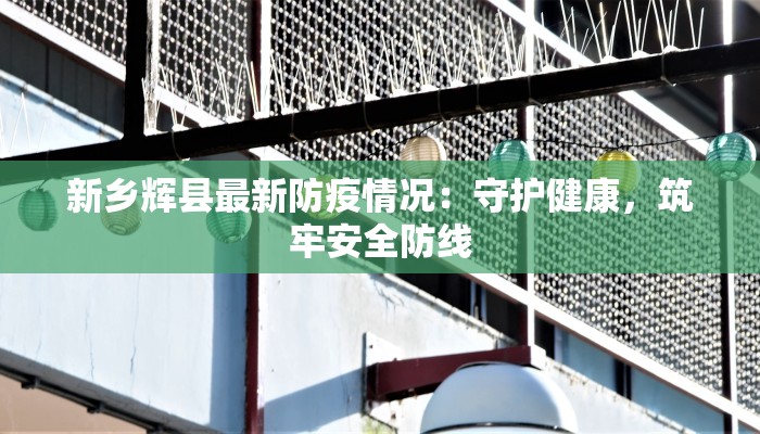 新乡辉县最新防疫情况：守护健康，筑牢安全防线