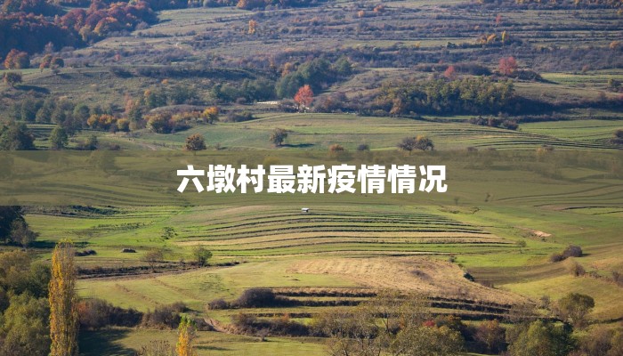 六墩村最新疫情情况