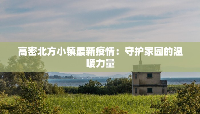高密北方小镇最新疫情：守护家园的温暖力量