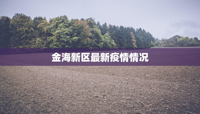 金海新区最新疫情情况 金海新区最新疫情情况