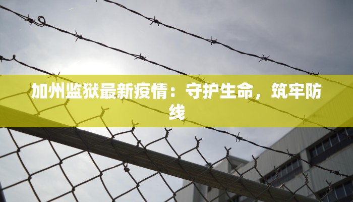 加州监狱最新疫情：守护生命，筑牢防线