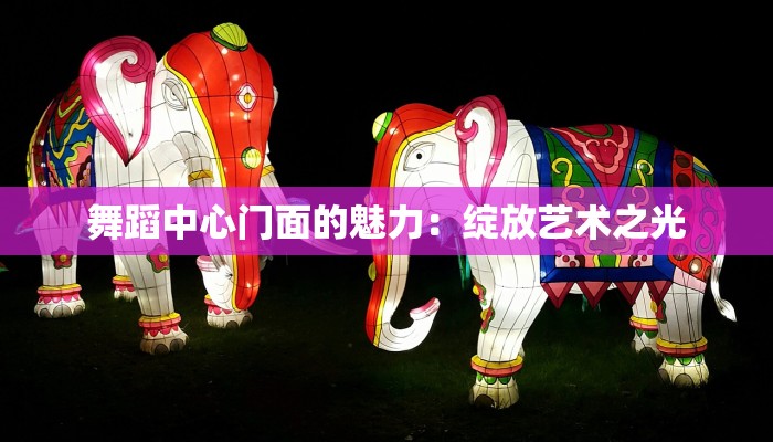 舞蹈中心门面的魅力：绽放艺术之光