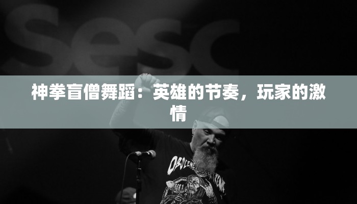 神拳盲僧舞蹈：英雄的节奏，玩家的激情