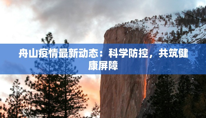 舟山疫情最新动态：科学防控，共筑健康屏障