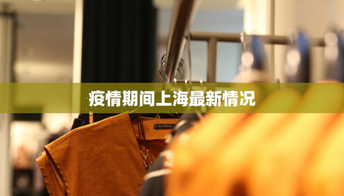 疫情期间上海最新情况