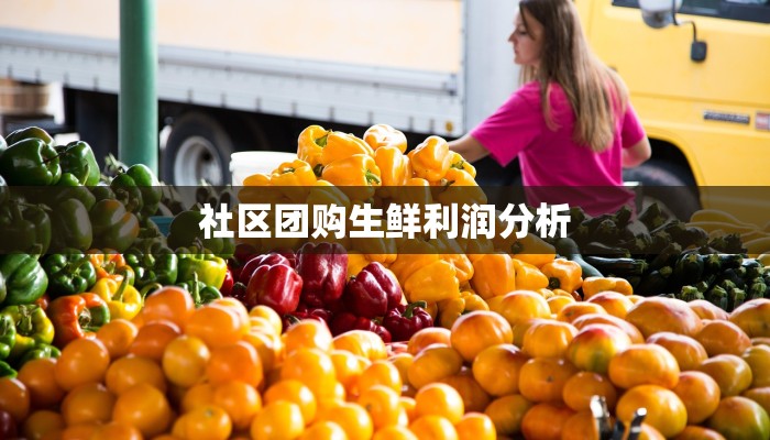 社区团购生鲜利润分析