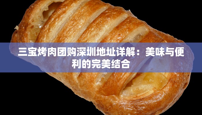 三宝烤肉团购深圳地址详解：美味与便利的完美结合