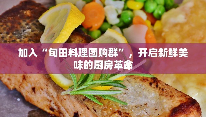 加入“旬田料理团购群”，开启新鲜美味的厨房革命