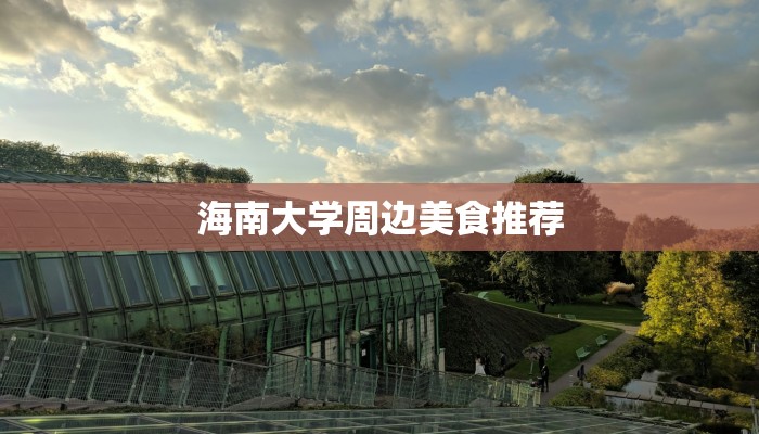 海南大学周边美食推荐