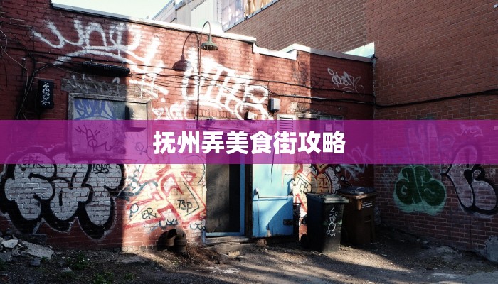抚州弄美食街攻略 抚州弄美食街攻略