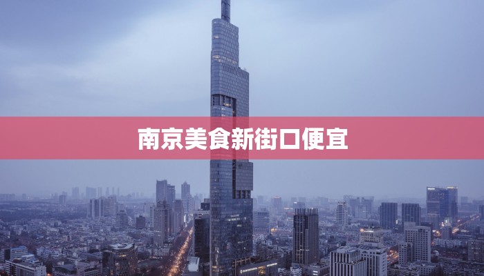 南京美食新街口便宜