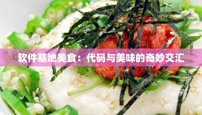 软件基地美食：代码与美味的奇妙交汇