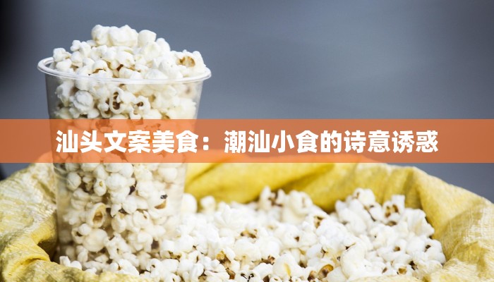 汕头文案美食：潮汕小食的诗意诱惑