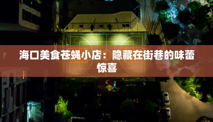 海口美食苍蝇小店：隐藏在街巷的味蕾惊喜