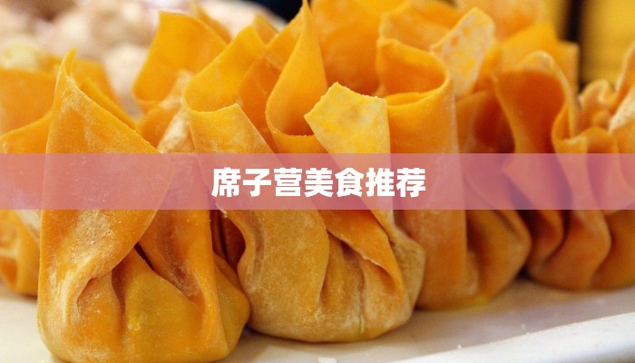 席子营美食推荐