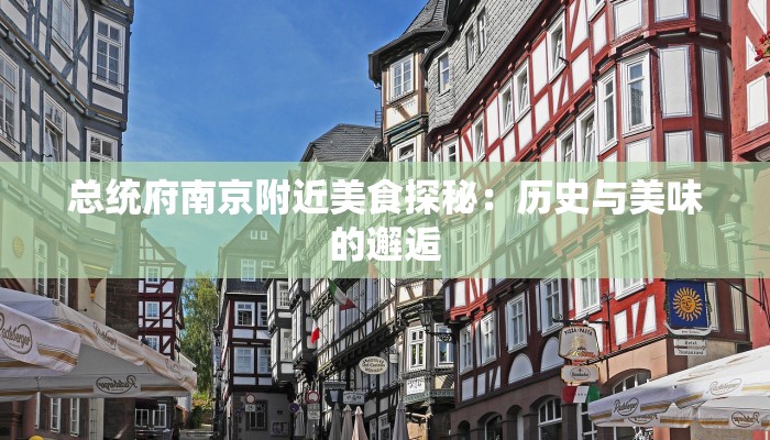 总统府南京附近美食探秘：历史与美味的邂逅