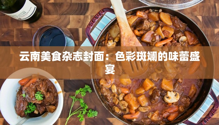 云南美食杂志封面：色彩斑斓的味蕾盛宴