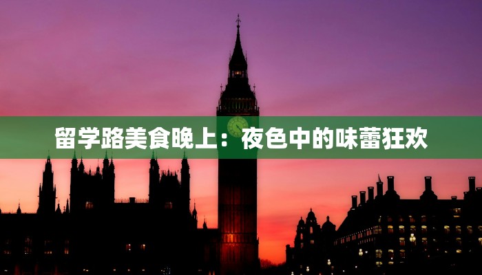 留学路美食晚上：夜色中的味蕾狂欢