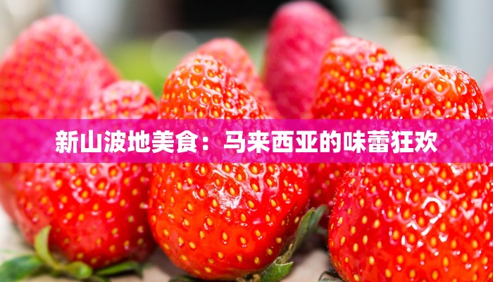 新山波地美食：马来西亚的味蕾狂欢