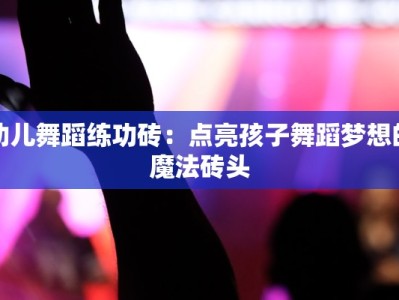 幼儿舞蹈练功砖：点亮孩子舞蹈梦想的魔法砖头