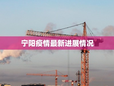 宁阳疫情最新进展情况