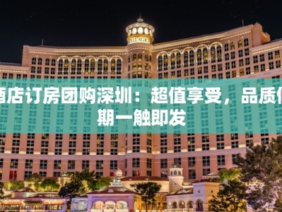 酒店订房团购深圳：超值享受，品质假期一触即发