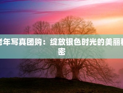 老年写真团购：绽放银色时光的美丽秘密