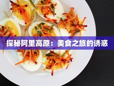 探秘阿里高原：美食之旅的诱惑