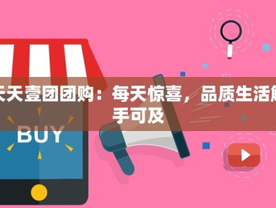 天天壹团团购：每天惊喜，品质生活触手可及