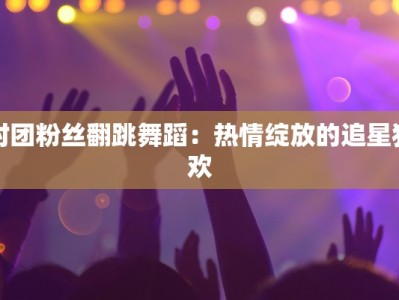 时团粉丝翻跳舞蹈：热情绽放的追星狂欢